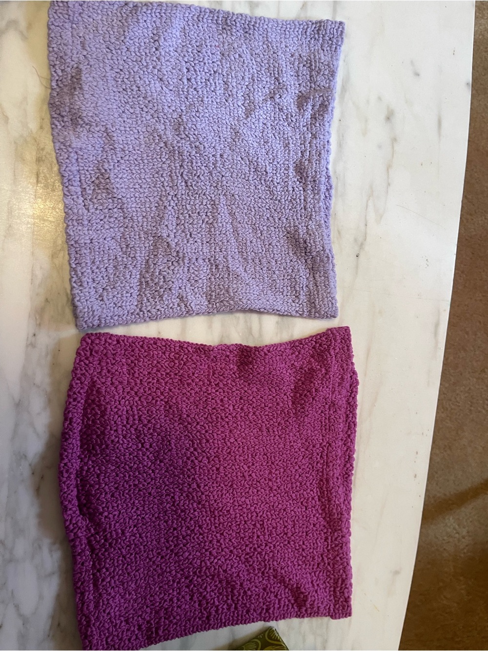 Kids Purple and Lavender Knit Skorts - Set of 2